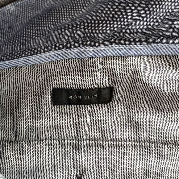 J. Crew Men's 484 Slim Fit Stretch Chino Pants in Grey - Picture 8 of 9